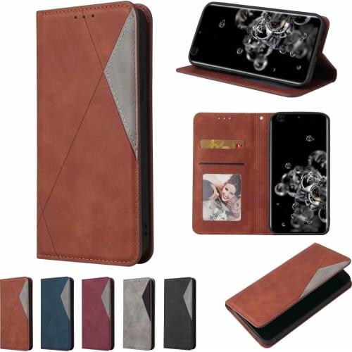 Flip Leather Case For Samsung Note 20 S20 ultra S10 S9 S8 plus S7 edge magnetic case For Galaxy A21s A31 A41 A51 A71 A20 E A50