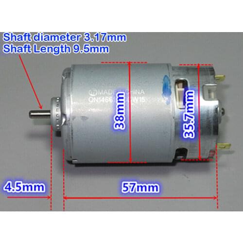 MABUCHI RS-550VC-7525 Motor DC 5V 6V 9V 12V 14V 19800RPM High Power DIY Micro Mini Small Electric Drill Saw High Speed Motor