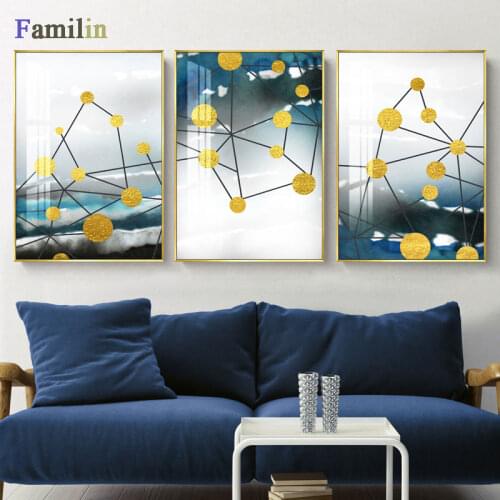 Geometric Marble Polygon Abstract Posters Minimalist Wall Art Canvas Prints Painting Nordic Decoration Pictures Room Decor