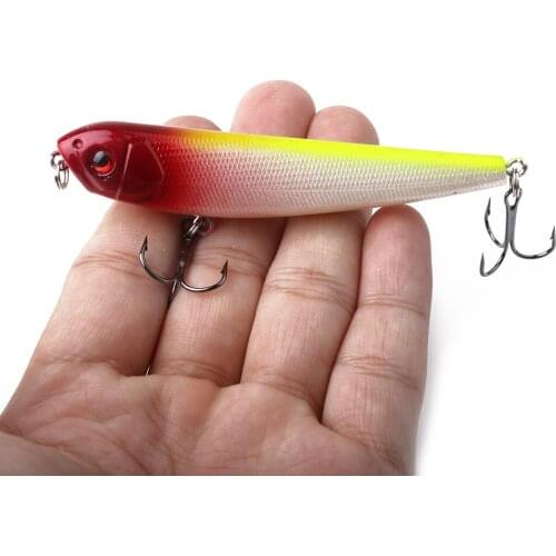 HENGJIA 1pc VIB Fishing Lure sinking Pencil Hard Bait jigging wobblers 9cm 9.6g Pesca isca Artificial Crankbaits fishing Tackle