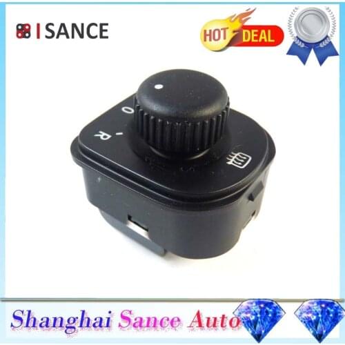 ISANCE Power Mirror Switch Control 1K0959565K For Volkswagen VW Jetta MK5 Golf/GTI MK5 Passat B6/3C Rabbit Tiguan EOS