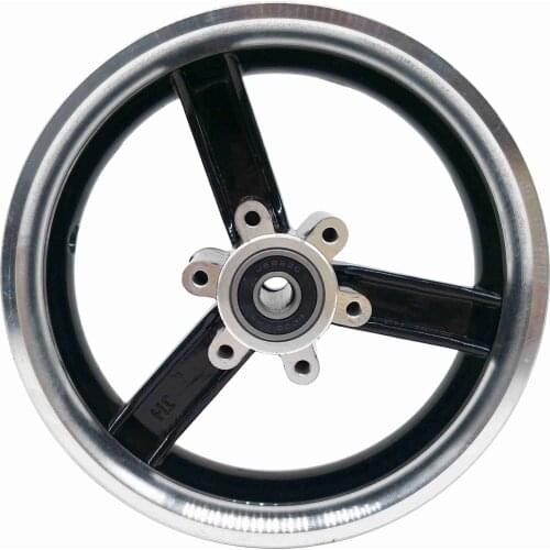 New Scooter Wheel with Brake Suitable for Pneumatic Tires and Inflatable-Free Solid Tires 10 x 2/2.125/2.50