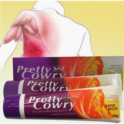 100G/Bottle Pretty Cowry Pain Relief Ointment Muscles Joints Arthritis Bone Injury Rapid Soothing Body Massage Cream