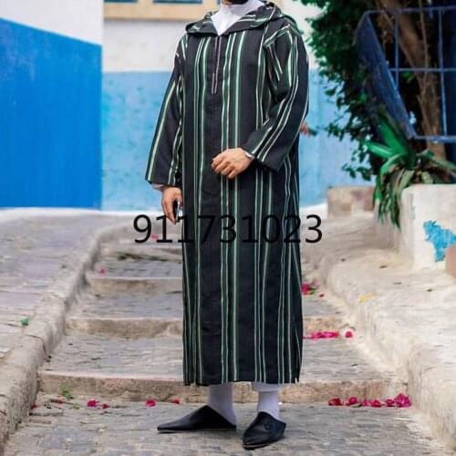 Men Jubba Thobe Solid Long Sleeve Vintage Middle East Robes Stand Collar Button Dubai Thobe 2021 Islamic Arabic Kaftan M-4XL