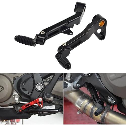 One Pair Brake Clutch Gear Pedal Lever For Ducati Monster 821 1200 1200R 1200S 2014 2015 2016 2017 2018 2019