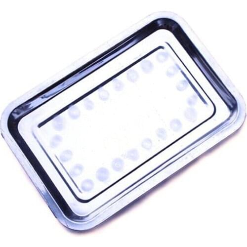 Newlezhen Stainless Steel Tray Medium Quality High Quality Teaching Laboratory Supplies Reagent Bottle Stainless Steel Tray / 10