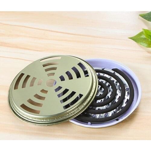 Portable Mosquito Coils Holder Large Hotel Metal Repellent Rack Saft Mosquito Coil Tray Summer Anti-mosquito Supplie