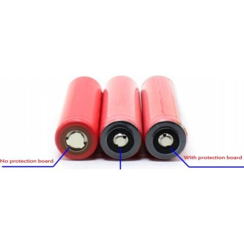 With protection board High capacity 3500MA rechargeable battery 18650 strong light flashlight battery