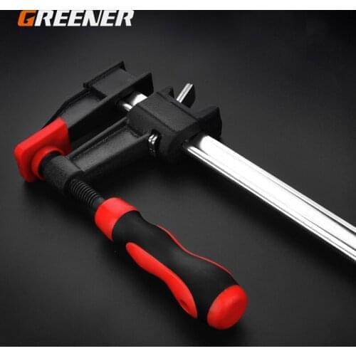 Greener Clutch F Clamps Heavy Duty Bar Clamp 6/12/18/24/30/36 Inch Quick Ratchet Wood Working Clamping Tool Woodworking Clamps
