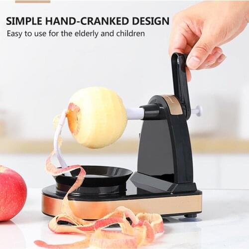 Hand-cranked Fruit Peeler Stainless Steel Manual Rocker Apple Potato Quick Peeling Machine Home Bar Kitchen Tools