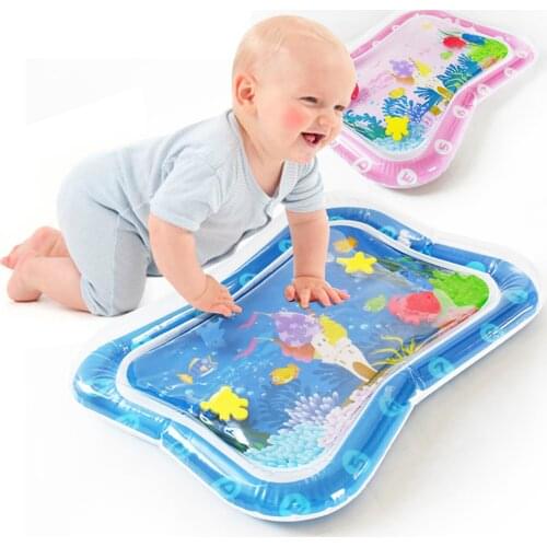 Water Play Mat Baby Water Mat Summer Tummy Time Toy Fun Activity Newborns Playmat Kids Gift Water Inflatable Cushion