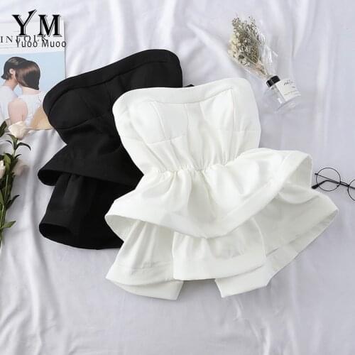 YUOOMUOO Women's Ruffle Shirts