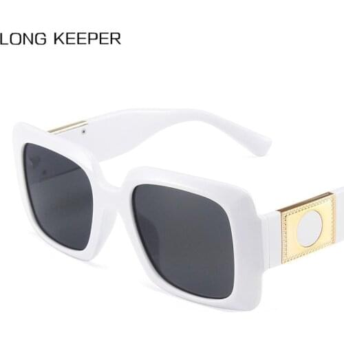 Women Oversized Sunglasses Vintage Leopard Square Sunglasses Luxury Brand Design Graidient Sun Glasses Female Big Fashion Shades