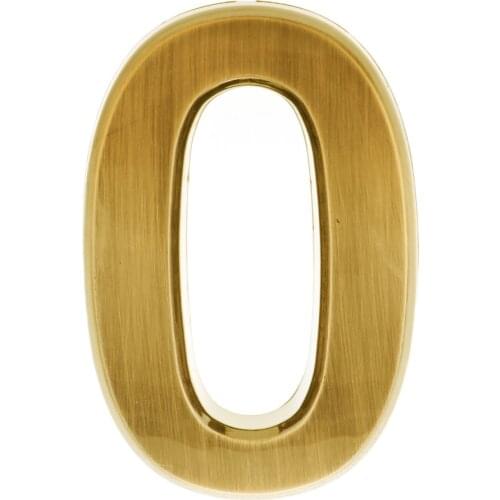 Golden Door Number Sign Plaque Number House Hotel Address Door Address Digits Sticker Mark Sign Plate