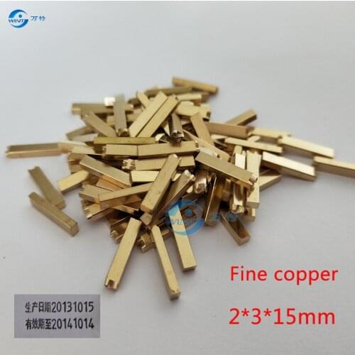 2*3*15mm Hot stamping letters thermal ribbon printing alphabet font for expiration coding machine letters and numbers