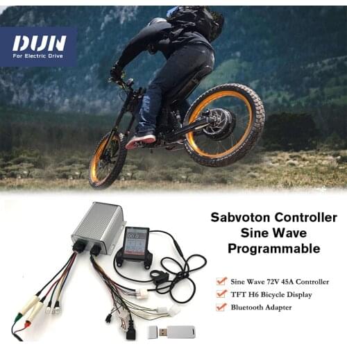 45A 1kw Electric Bicycle Controller Programmable PAS Regen Function Convert Kits for Brushless DC Motor