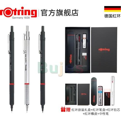 Germany Rotring Rapid Pro Metal Pencil Automatic Pencil, 0.5-0.7mm Student Drawing Professional Line Drawing Pen,School Supplies