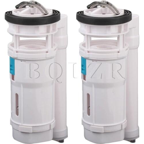 BQLZR 2PCS Toilet Push Button Valve Replacment Dual Flush w/ Box White 21CM