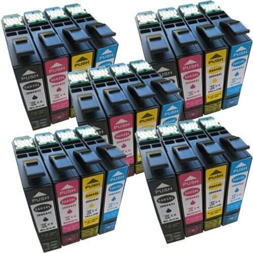 COAAP T603 T603XL E603XL Compatible Ink Cartridge for Epson WorkForce WF-2810DWF WF-2830DWF WF-2835DWF WF-2850DWF Inkjet Printer