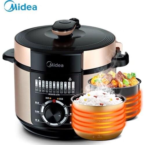 Midea Electric pressure cooker 5L litre large capacity household intelligent pressure cooker double bile rice cooker