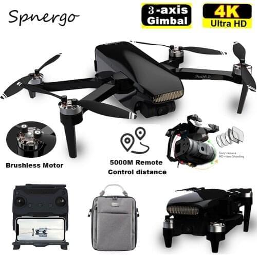 Faith-2 2021 New GPS Drone With 4K Dual Camera Professional 5G WIFI FPV Dron Flight Distance 5000M Brushless Motor Rc Quadcopter