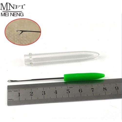 MNFT 1PCS Plastic Handle With Cap Boilie Loading Needle Small Baiting Hook Boilee Needle For Carp Fishing Terminal Tackle