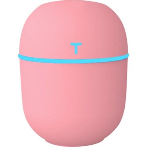 Mini Usb Desktop Humidifier Mute Home Office Car Fine Mist Rechargeable Mini Humidfier Egg Shape Breathing Lamp