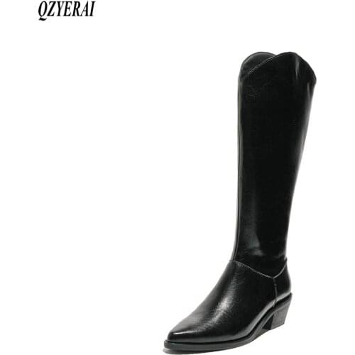 New arrival winter women boots natural Genuine leather Knee high boots Western Knight boots fur snow boots 100% cowhide boots