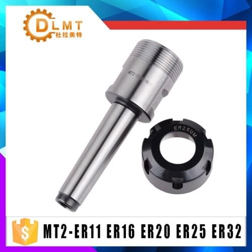 ER32 ER25 ER20 ER16 ER11 MT2 M10 MTA2 Drawbar CNC Milling Steel Material Collet Chuck Holder