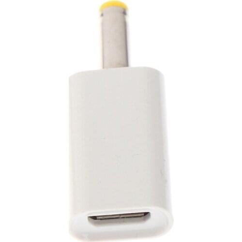 Micro-USB Female To DC 4.0*1.7mm Male Plug Jack Converter Adapter Charge For PSP