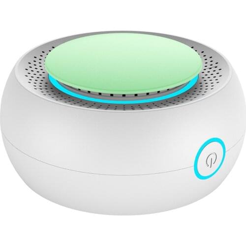 Portable Electric Freshener Air Purifier for a Car Odor Eliminator with Clip 2-Level for Wardrobe Shoes Cabinet mini Deodorizer