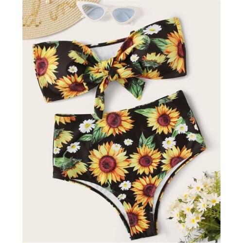 Sexy Female Women Lace Bikini Set Swimsuit Beachwear Swimwear Harajuku Bathing Suit