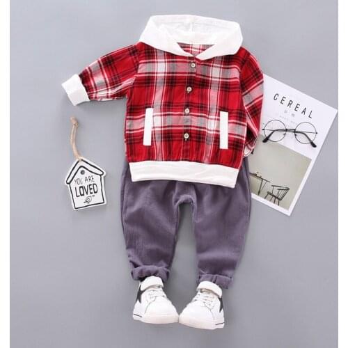 Toddler Tracksuit Autumn Baby Clothing Sets Children Boys Girls Fashion CAUSAL Clothes Kids Hooded T-shirt And Pants 2 Pcs Suits