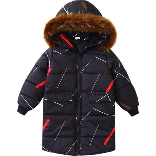 Girls Cotton Padded Clothes Autumn Winter Coat Childrens Foreign Style Cotton Padded Clothes Thickened Padded Jacket 4-12 Ages