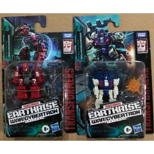 TAKARA TOMY Transformers War Cybertron Trilogy Earthrise Battle Master Soundbarrier Smashdown Mini Autobot Models Action Figure