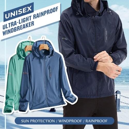 Unisex UltraLight Rainproof Windbreaker Sports Jacket Outdoor Bicycle Quick High Visibility Reflective Cycling Wear Dry DropShip