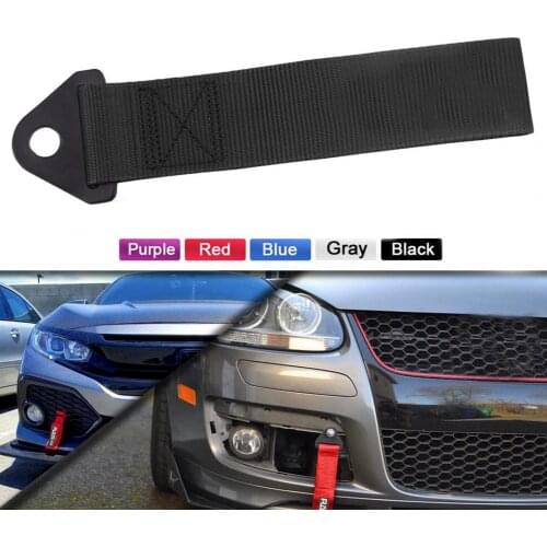 Universal High Strength Towing Rope Racing Car Universal Tow Eye Strap Tow Strap Bumper Trailer High Strength Nylon Tow Ropes