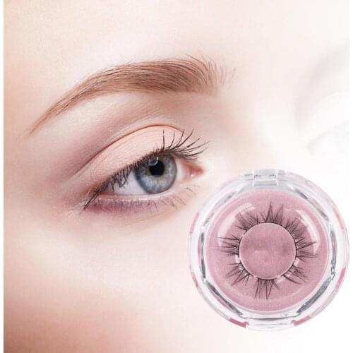 1Pair Mink Lashes Faux Eyelashes False Eyelashes Waterproof Soft Fiber Segmented Makeup Extensions Eye Lashes for Dressing Room