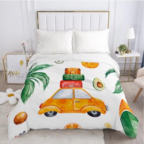 1pc Children Duvet cover Quilt/Blanket/Comfortable Case 140x200 200*200 240x220 Size cartoon Bedding for children kids baby car