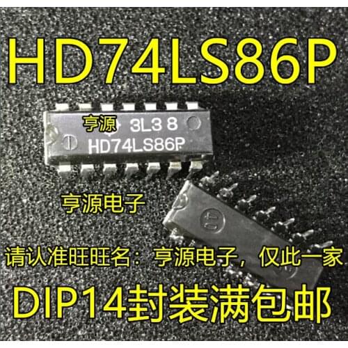 10pieces HD74LS86P 74LS86 DIP-14