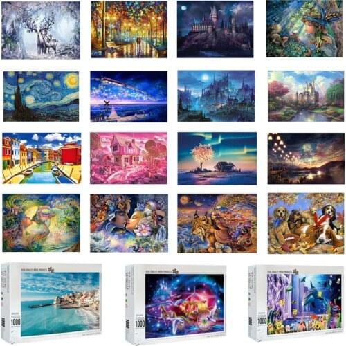 260cm*380cm jigsaw puzzles 1000 pieces Assembling picture puzzles toys for adults children kids puzzle games educational Toys