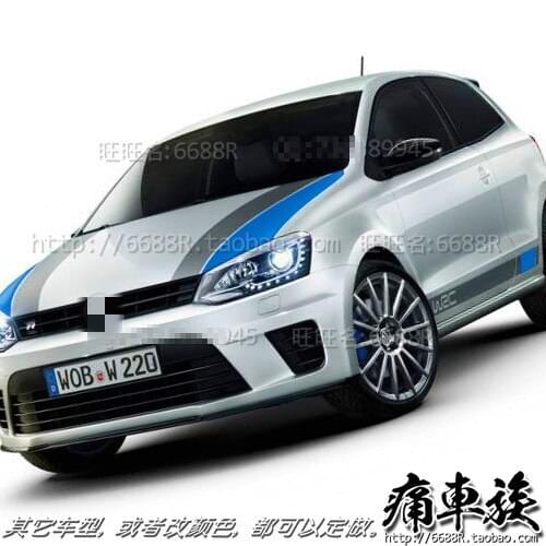 Car stickers FOR Volkswagen POLO 2013 modified door hood whole vehicle personalized custom decal
