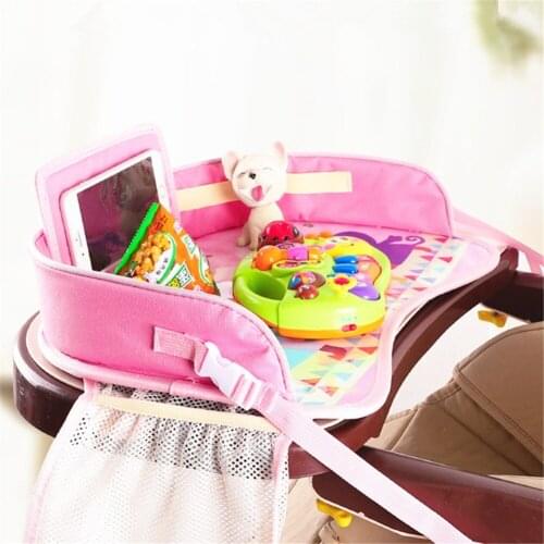Car Organizer Baby Kids Play Table Auto Storage Holder for Safety Seat Car Styling Phone Holder Beverage Food Stand Travel Tray