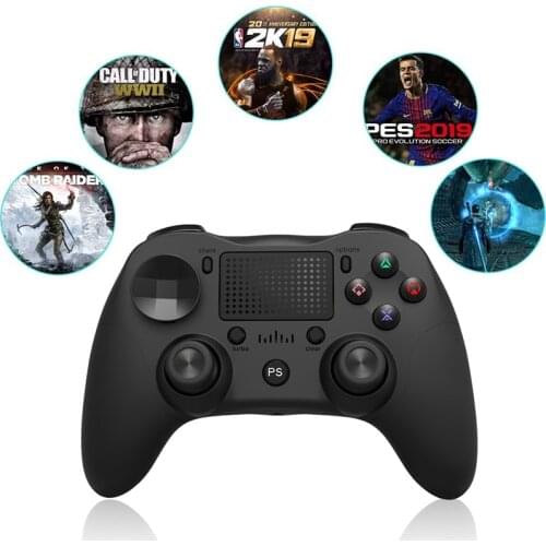 ZY Electro-World PS4 Style Gamepad Wireless Bluetooth Game Handle Joystick With PS3 Computer PC Android PRO Controller