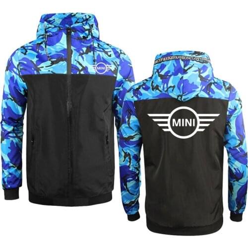 BOOCRE Mens Camouflage Hoodies