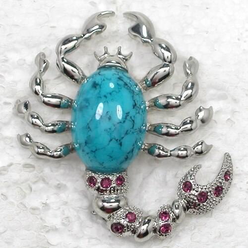 Rhinestone Scorpion brooch Pin C880 D