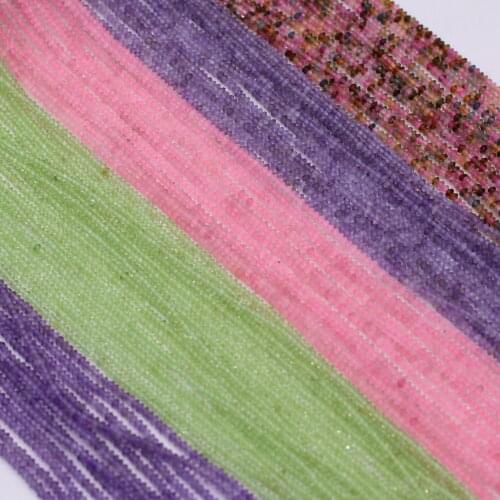 Natural Zircon Section Beads Multicolor Abacus Shape 2x3 Cm Beads for Jewelry Making Beadwork DIY Supplies Or Men Women Gifts