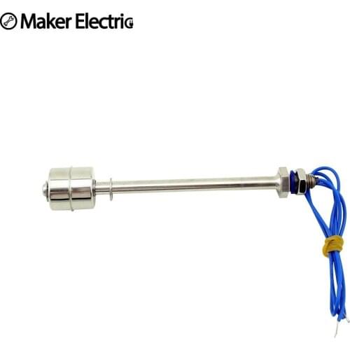 220v 50w MK-SFS15010 150mm Liquid Float Switch Water Level Sensor Stainless Steel Double Ball Float Body Length 150mm