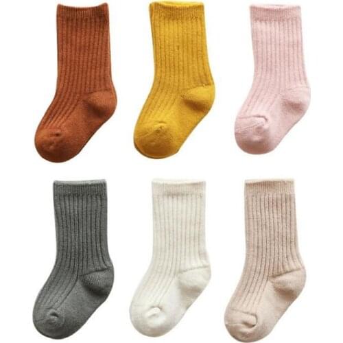 The Children 's of autumn and winter plus velvet thick cotton socks baby running socks in the tube to keep warm baby socks