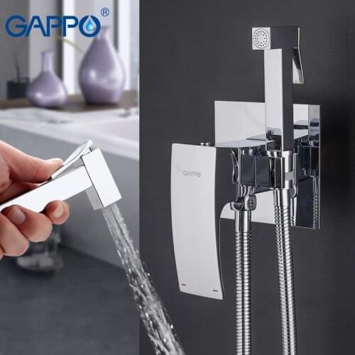 GAPPO Bidets brass toilet sprayer faucet chrome plating faucet bidet bathroom bidet shower toilet water spray anal shower